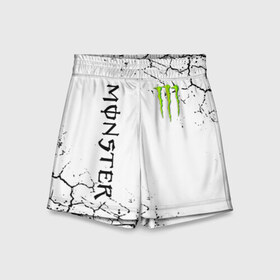 Детские спортивные шорты 3D с принтом MONSTER ENERGY ,  100% полиэстер
 | пояс оформлен широкой мягкой резинкой, ткань тянется
 | black monster | bmx | claw | cybersport | energy | monster | monster energy | moto | motocross | race | sport | киберспорт | когти | монстер энерджи | монстр | мото | мотокросс | ралли | скейтбординг | спорт | энергия