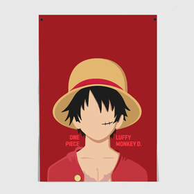 Постер с принтом Luffy , 100% бумага
 | бумага, плотность 150 мг. Матовая, но за счет высокого коэффициента гладкости имеет небольшой блеск и дает на свету блики, но в отличии от глянцевой бумаги не покрыта лаком | monkey d. luffy | nami | one piece | аниме | большой куш | луффи | манки де луффи | нами | пиратская | пираты | тони | череп | чоппер | шляпа