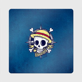 Магнит виниловый Квадрат с принтом Straw hat pirates , полимерный материал с магнитным слоем | размер 9*9 см, закругленные углы | monkey d. luffy | nami | one piece | аниме | большой куш | луффи | манки де луффи | нами | пиратская | пираты | тони | череп | чоппер | шляпа