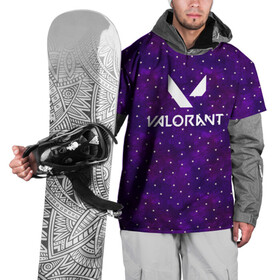 Накидка на куртку 3D с принтом Valorant , 100% полиэстер |  | brimstone | coba | csgo | cypher | jett | phoenix | riot games | sage | valorant | viper | валарант | валорант | кс