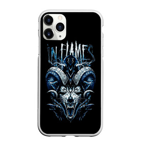 Чехол для iPhone 11 Pro матовый с принтом IN FLAMES , Силикон |  | alternative | hardcore | in flames | punk | rock | usa | wolf | альтернатива | волк | панк | рок