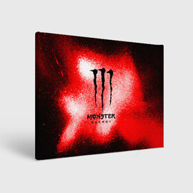 Холст прямоугольный с принтом MONSTER ENERGY , 100% ПВХ |  | Тематика изображения на принте: energy | monster energy | монстр | монстр энерджи