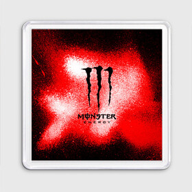 Магнит 55*55 с принтом MONSTER ENERGY , Пластик | Размер: 65*65 мм; Размер печати: 55*55 мм | Тематика изображения на принте: energy | monster energy | монстр | монстр энерджи