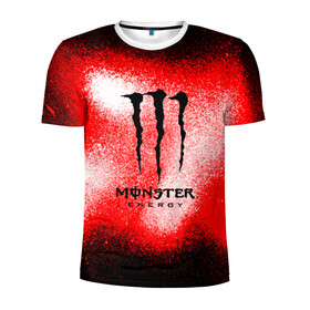 Мужская футболка 3D спортивная с принтом MONSTER ENERGY , 100% полиэстер с улучшенными характеристиками | приталенный силуэт, круглая горловина, широкие плечи, сужается к линии бедра | energy | monster energy | монстр | монстр энерджи