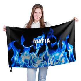 Флаг 3D с принтом MAFIA , 100% полиэстер | плотность ткани — 95 г/м2, размер — 67 х 109 см. Принт наносится с одной стороны | definitive edition | hangar 13 | joe barbaro | mafia 2 | mafia ii | mafia ii: definitive edition | vito scaletta | вито скалетта | джо барбаро | мафия