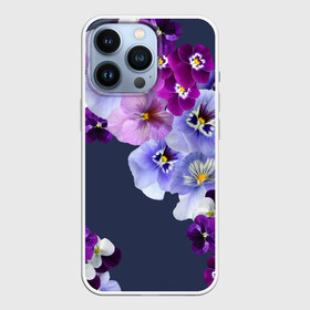 Чехол для iPhone 13 Pro с принтом Анютки ,  |  | flowers | анютиныглазки | анютки | бабочки | букет | бутоны | глазки | девушке | женщинам | лепестки | летний | лето | листья | любимая | любовь | март | многоцветов | нежный | природа | растения | сад