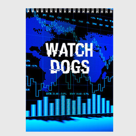 Скетчбук с принтом Watch Dogs , 100% бумага
 | 48 листов, плотность листов — 100 г/м2, плотность картонной обложки — 250 г/м2. Листы скреплены сверху удобной пружинной спиралью | ded sec | game | name | ubisoft | watch dogs | watch dogs 2 | watch dogs legion | город | девушка | дрон | игры | имена | компьютеры | пистолет | телефон | технологии | хакер | юби