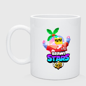 Кружка керамическая с принтом BRAWL STARS TROPICAL SPROUT. , керамика | объем — 330 мл, диаметр — 80 мм. Принт наносится на бока кружки, можно сделать два разных изображения | Тематика изображения на принте: brawl stars | crow | gale | leon | leon shark | max | mr.p | sally leon | shark | sprout | tara | tropical sprout | virus 8 bit | werewolf leon | акула | берли | бравл старс | ворон | макс | оборотень