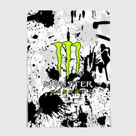 Постер с принтом MONSTER ENERGY , 100% бумага
 | бумага, плотность 150 мг. Матовая, но за счет высокого коэффициента гладкости имеет небольшой блеск и дает на свету блики, но в отличии от глянцевой бумаги не покрыта лаком | black monster | bmx | claw | cybersport | energy | monster | monster energy | moto | motocross | race | sport | киберспорт | когти | монстер энерджи | монстр | мото | мотокросс | ралли | скейтбординг | спорт | энергия