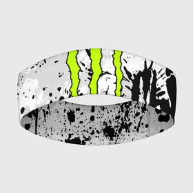 Повязка на голову 3D с принтом MONSTER ENERGY ,  |  | black monster | bmx | claw | cybersport | energy | monster | monster energy | moto | motocross | race | sport | киберспорт | когти | монстер энерджи | монстр | мото | мотокросс | ралли | скейтбординг | спорт | энергия