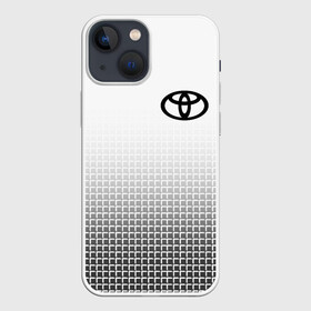 Чехол для iPhone 13 mini с принтом TOYOTA ,  |  | auto | sport | toyota | авто | автомобиль | автомобильные | бренд | марка | машины | спорт | тойота