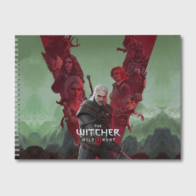 Альбом для рисования с принтом The Witcher 5-летие , 100% бумага
 | матовая бумага, плотность 200 мг. | blood and wine | cd project red | games | geralt | hearts of stone | the witcher | wild hunt | ведьмак | геральт | дикая охота | игры | йеннифер | каменные сердца | кровь и вино | трисс | цири