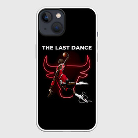 Чехол для iPhone 13 с принтом ПОСЛЕДНИЙ ТАНЕЦ ,  |  | 23 | bulls | chicago bulls | jordan | logo | michael jordan | nba | paris saint germain | psg | red | sport | the last dance | быки | джордан | лого | майкл джордан | последний танец | псж | спорт | чикаго буллс