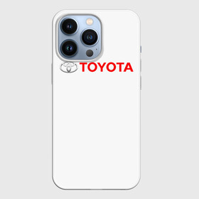 Чехол для iPhone 13 Pro с принтом TOYOTA ,  |  | auto | sport | toyota | авто | автомобиль | автомобильные | бренд | марка | машины | спорт | тойота