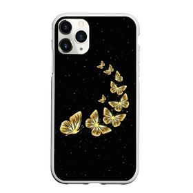 Чехол для iPhone 11 Pro матовый с принтом Golden Butterfly in Space , Силикон |  | black | summer | wings | ангел | бабочка | бабочки | блестки | блестящий | девушке | желтые | животные | звезды | звери | золото | золотые | космос | крылья | летать | летний | лето | мотылек | насекомое | ночные