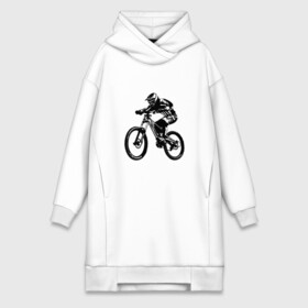 Платье-худи хлопок с принтом Велоспорт (Z) ,  |  | bicycle | bicyclist | bike | biker | bmx | cycle | rider | байкер | бмх | вело | велогонщик | велосепедист | велосипед | велоспорт | гонщик