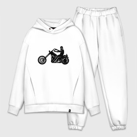 Мужской костюм хлопок OVERSIZE с принтом Chopper (Z) ,  |  | bike | chopper | harley davidson | hdi | hog | moto | motorcycle | байк | мотоцикл | мотоциклист | харли дэвидсон | чоппер
