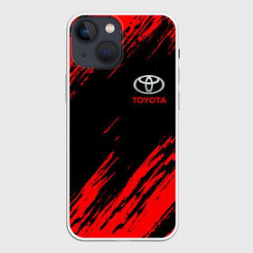 Чехол для iPhone 13 mini с принтом TOYOTA | ТОЙОТА ,  |  | auto | sport | toyota | авто | автомобиль | автомобильные | бренд | марка | машины | спорт | тойота