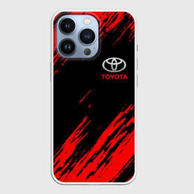 Чехол для iPhone 13 Pro с принтом TOYOTA | ТОЙОТА ,  |  | auto | sport | toyota | авто | автомобиль | автомобильные | бренд | марка | машины | спорт | тойота