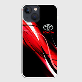 Чехол для iPhone 13 mini с принтом TOYOTA ,  |  | auto | sport | toyota | авто | автомобиль | автомобильные | бренд | марка | машины | спорт | тойота