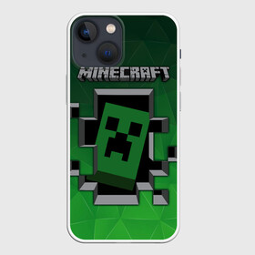 Чехол для iPhone 13 mini с принтом Minecraft ,  |  | funny | mine | minecraft | mods | noob | pro | skins | story | vs | zombie | данженс | инди | конструктор | майнкрафт | моды | нуб | скин | скрипер | шахта
