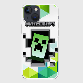 Чехол для iPhone 13 mini с принтом Minecraft ,  |  | funny | mine | minecraft | mods | noob | pro | skins | story | vs | zombie | данженс | инди | конструктор | майнкрафт | моды | нуб | скин | скрипер | шахта