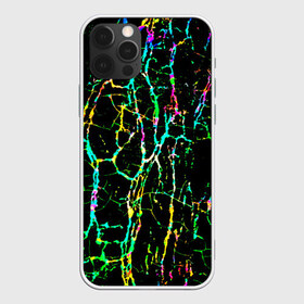 Чехол для iPhone 12 Pro Max с принтом Текстура , Силикон |  | абстракция | брызги красок | космос | краска | краски | неон | пятна | разводы | текстура