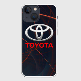 Чехол для iPhone 13 mini с принтом TOYOTA ,  |  | auto | sport | toyota | авто | автомобиль | автомобильные | бренд | марка | машины | спорт | тойота