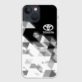 Чехол для iPhone 13 mini с принтом TOYOTA ,  |  | auto | sport | toyota | авто | автомобиль | автомобильные | бренд | марка | машины | спорт | тойота