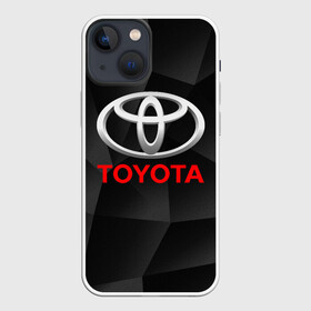 Чехол для iPhone 13 mini с принтом TOYOTA | ТОЙОТА ,  |  | auto | sport | toyota | авто | автомобиль | автомобильные | бренд | марка | машины | спорт | тойота