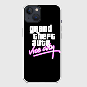 Чехол для iPhone 13 с принтом GTA VICE CITY | ГТА ВАЙ СИТИ ,  |  | grand theft auto | grove street | grove street 4 life | gta | gta 4 | gta 5 | gta sa | gta v | samp | san andreas | грув стрит | игры | самп | сан андреас