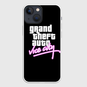 Чехол для iPhone 13 mini с принтом GTA VICE CITY | ГТА ВАЙ СИТИ ,  |  | grand theft auto | grove street | grove street 4 life | gta | gta 4 | gta 5 | gta sa | gta v | samp | san andreas | грув стрит | игры | самп | сан андреас