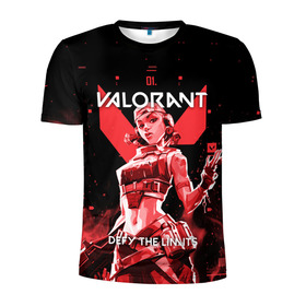 Мужская футболка 3D спортивная с принтом VALORANT RAZE , 100% полиэстер с улучшенными характеристиками | приталенный силуэт, круглая горловина, широкие плечи, сужается к линии бедра | raze | valorant | агенты | валорант | игры | рэйз
