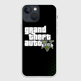 Чехол для iPhone 13 mini с принтом GTA 5 | ГТА 5 ,  |  | grand theft auto | grove street | grove street 4 life | gta | gta 4 | gta 5 | gta sa | gta v | gta vice city | samp | san andreas | vice city | грув стрит | игры | самп | сан андреас