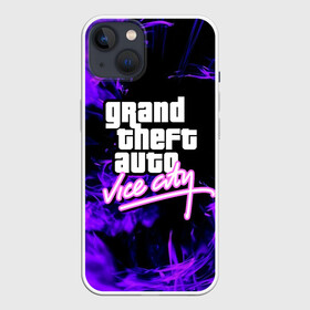 Чехол для iPhone 13 с принтом GTA VICE CITY ,  |  | grand theft auto | grove street | grove street 4 life | gta | gta 4 | gta 5 | gta sa | gta v | gta vice city | samp | san andreas | vice city | грув стрит | игры | самп | сан андреас