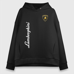 Женское худи Oversize хлопок с принтом LAMBORGHINI , френч-терри — 70% хлопок, 30% полиэстер. Мягкий теплый начес внутри —100% хлопок | боковые карманы, эластичные манжеты и нижняя кромка, капюшон на магнитной кнопке | auto | brand | lamborghini | sport | авто | автомобиль | автомобильные | бренд | ламборгини | марка | машины | спорт