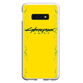 Чехол для Samsung S10E с принтом CYBERPUNK 2077 SAMURAI КИБЕРПАНК 2077 , Силикон | Область печати: задняя сторона чехла, без боковых панелей | cd project red | cyberpunk 2077 | demon | keanu reeves | samurai | smile | демон | киану ривз | киберпанк 2077 | самураи | смайл