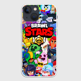 Чехол для iPhone 13 mini с принтом BRAWL STARS ВСЕ БРАВЛЕРЫ ,  |  | bibi | brawl stars | coach mike | crow | gale | leon | leon shark | max | mecha crow | mortis | mr.p | nani | phoenix | sally leon | sandy | spike | sprout | tara | virus 8 bit | werewolf | ворон | оборотень