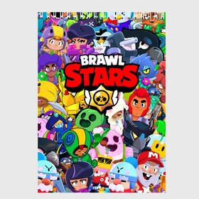 Скетчбук с принтом BRAWL STARS ВСЕ БРАВЛЕРЫ , 100% бумага
 | 48 листов, плотность листов — 100 г/м2, плотность картонной обложки — 250 г/м2. Листы скреплены сверху удобной пружинной спиралью | bibi | brawl stars | coach mike | crow | gale | leon | leon shark | max | mecha crow | mortis | mr.p | nani | phoenix | sally leon | sandy | spike | sprout | tara | virus 8 bit | werewolf | ворон | оборотень