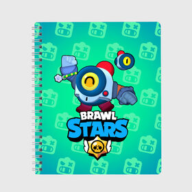 Тетрадь с принтом Nani - Brawl Stars , 100% бумага | 48 листов, плотность листов — 60 г/м2, плотность картонной обложки — 250 г/м2. Листы скреплены сбоку удобной пружинной спиралью. Уголки страниц и обложки скругленные. Цвет линий — светло-серый
 | бравл | бравлер | бравлпасс | бравлстарс | бравлстарсигра | бравлстарсновыйперс | бравлы | нани | робот