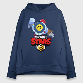 Женское худи Oversize хлопок с принтом BRAWL STARS NANI , френч-терри — 70% хлопок, 30% полиэстер. Мягкий теплый начес внутри —100% хлопок | боковые карманы, эластичные манжеты и нижняя кромка, капюшон на магнитной кнопке | brawl stars | crow | gale | leon | leon shark | max | nani | sally leon | shark | sprout | tara | virus 8 bit | werewolf leon | акула | берли | бравл старс | ворон | макс | нани | оборотень