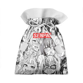 Подарочный 3D мешок с принтом SENPAI , 100% полиэстер | Размер: 29*39 см | ahegao | anime | kawai | kowai | oppai | otaku | senpai | sugoi | waifu | yandere | аниме | ахегао | ковай | культура | отаку | семпай | сенпай | тренд | яндере