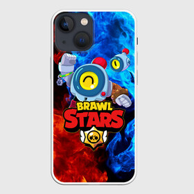 Чехол для iPhone 13 mini с принтом BRAWL STARS NANI ,  |  | bibi | brawl stars | coach mike | crow | gale | leon | leon shark | max | mecha crow | mortis | mr.p | nani | phoenix | sally leon | sandy | spike | sprout | tara | virus 8 bit | werewolf | ворон | оборотень