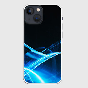 Чехол для iPhone 13 mini с принтом DIGITAL BLUE ,  |  | Тематика изображения на принте: abstract | abstraction | color | fractal | geometry | paitnt | polygon | polygonal | psy | абстракция | геометрия | краски | неоновые | полигоны | психоделика | фрактал