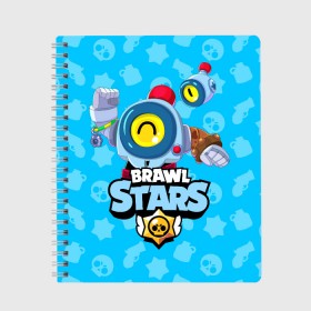 Тетрадь с принтом BRAWL STARS NANI , 100% бумага | 48 листов, плотность листов — 60 г/м2, плотность картонной обложки — 250 г/м2. Листы скреплены сбоку удобной пружинной спиралью. Уголки страниц и обложки скругленные. Цвет линий — светло-серый
 | bibi | brawl stars | coach mike | crow | gale | leon | leon shark | max | mecha crow | mortis | mr.p | nani | phoenix | sally leon | sandy | spike | sprout | tara | virus 8 bit | werewolf | ворон | оборотень