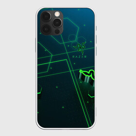 Чехол для iPhone 12 Pro Max с принтом RAZER CYBERSPORT , Силикон |  | game | gamer | razer | trend | игры | инромания | рейзер | рузер | тренды