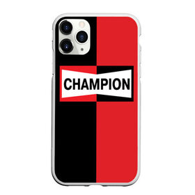 Чехол для iPhone 11 Pro Max матовый с принтом Champion , Силикон |  | Тематика изображения на принте: champion | активный отдых | америка | бренд | надпись | спорт | текст | фраза | чемп | чемпион