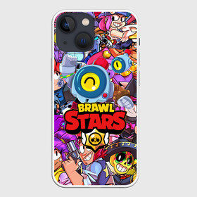 Чехол для iPhone 13 mini с принтом BRAWL STARS NANI ,  |  | bibi | brawl stars | coach mike | crow | gale | leon | leon shark | max | mecha crow | mortis | mr.p | nani | phoenix | sally leon | sandy | spike | sprout | tara | virus 8 bit | werewolf | ворон | оборотень