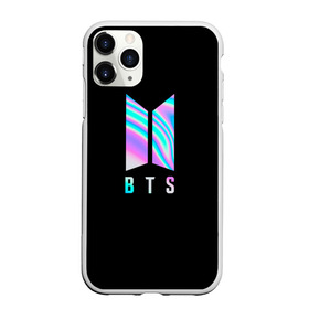 Чехол для iPhone 11 Pro Max матовый с принтом BTS , Силикон |  | Тематика изображения на принте: bts | k pop | бтс | джимин | корецы | музыка | неон | семерка