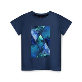 Детская футболка хлопок с принтом Синие дебри , 100% хлопок | круглый вырез горловины, полуприлегающий силуэт, длина до линии бедер | авторская фотография | красочно | макро | природа | растения | синий | фотография